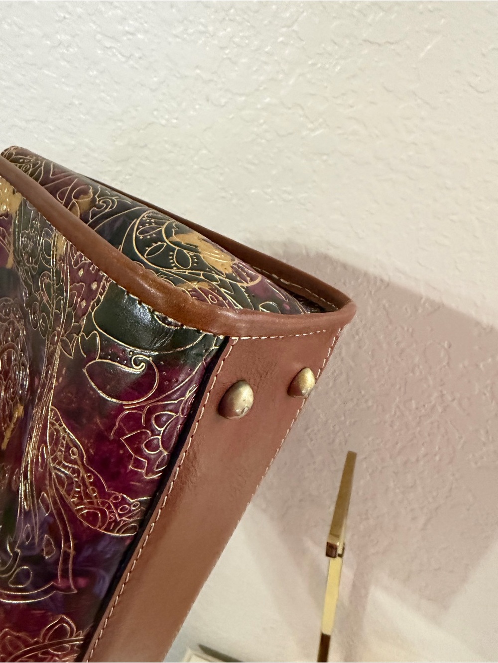 Patricia Nash Multicolor Floral Pattern Satchel - Picture 5 of 8